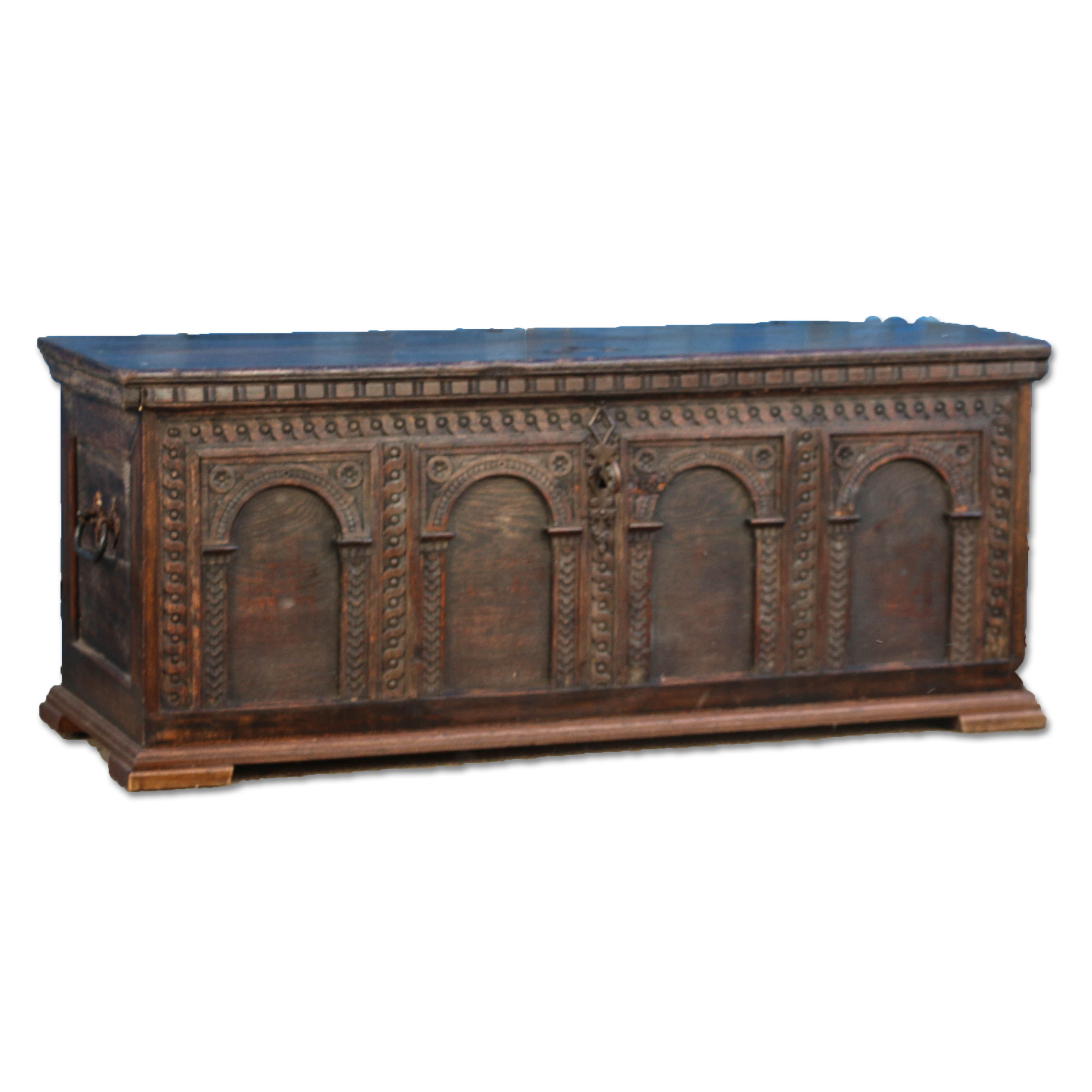 Antique Hand Carved German Baroque Trunk Antique Hand Carved German Baroque Trunkreturn To Trunks Blanket Chests