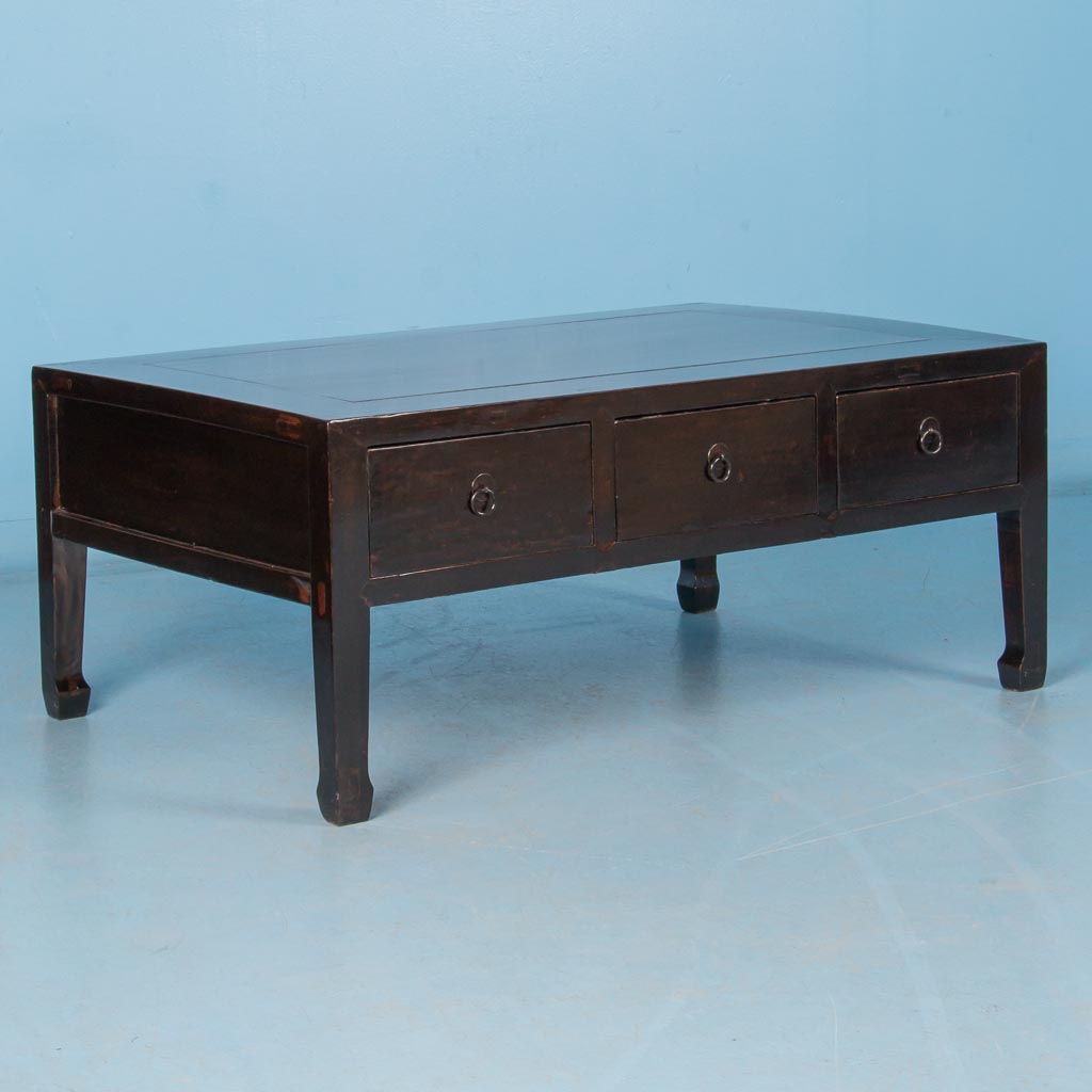Antique 19th Century Chinese Black Lacquered Coffee Table Antique 19th Century Chinese Black Lacquered Coffee Tablereturn To Tables