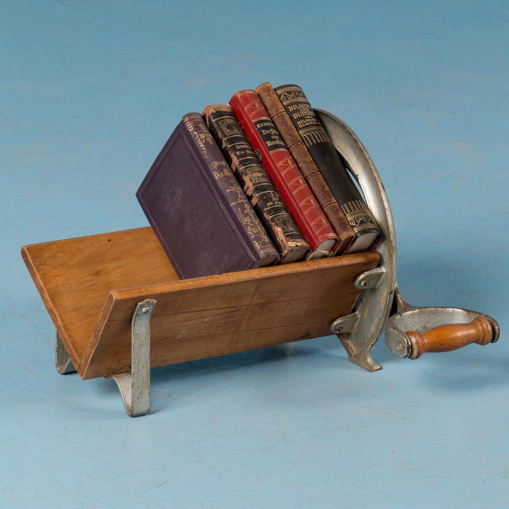 Silver Antique Cast Iron Danish Bread Cutter