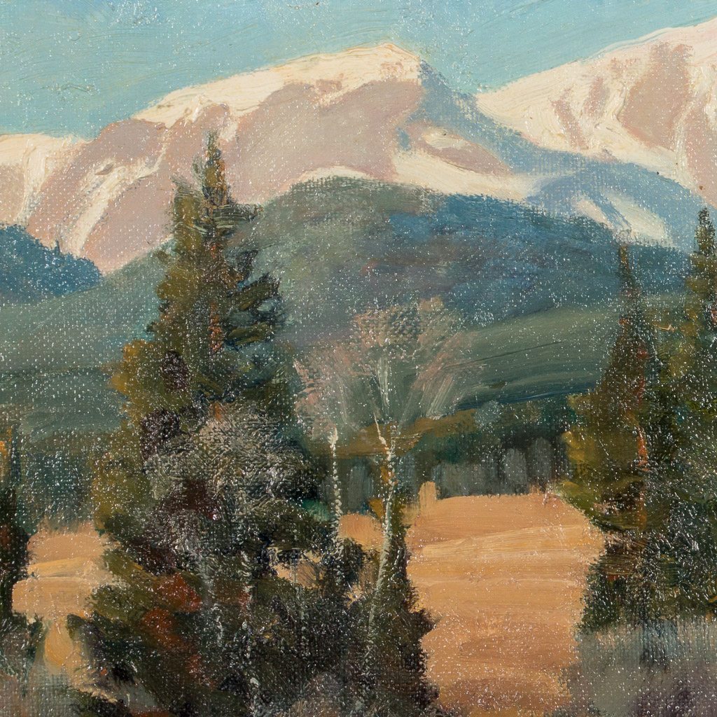 Stephen Elliott Original Oil Painting Rocky Mountain Nat'l Park ...